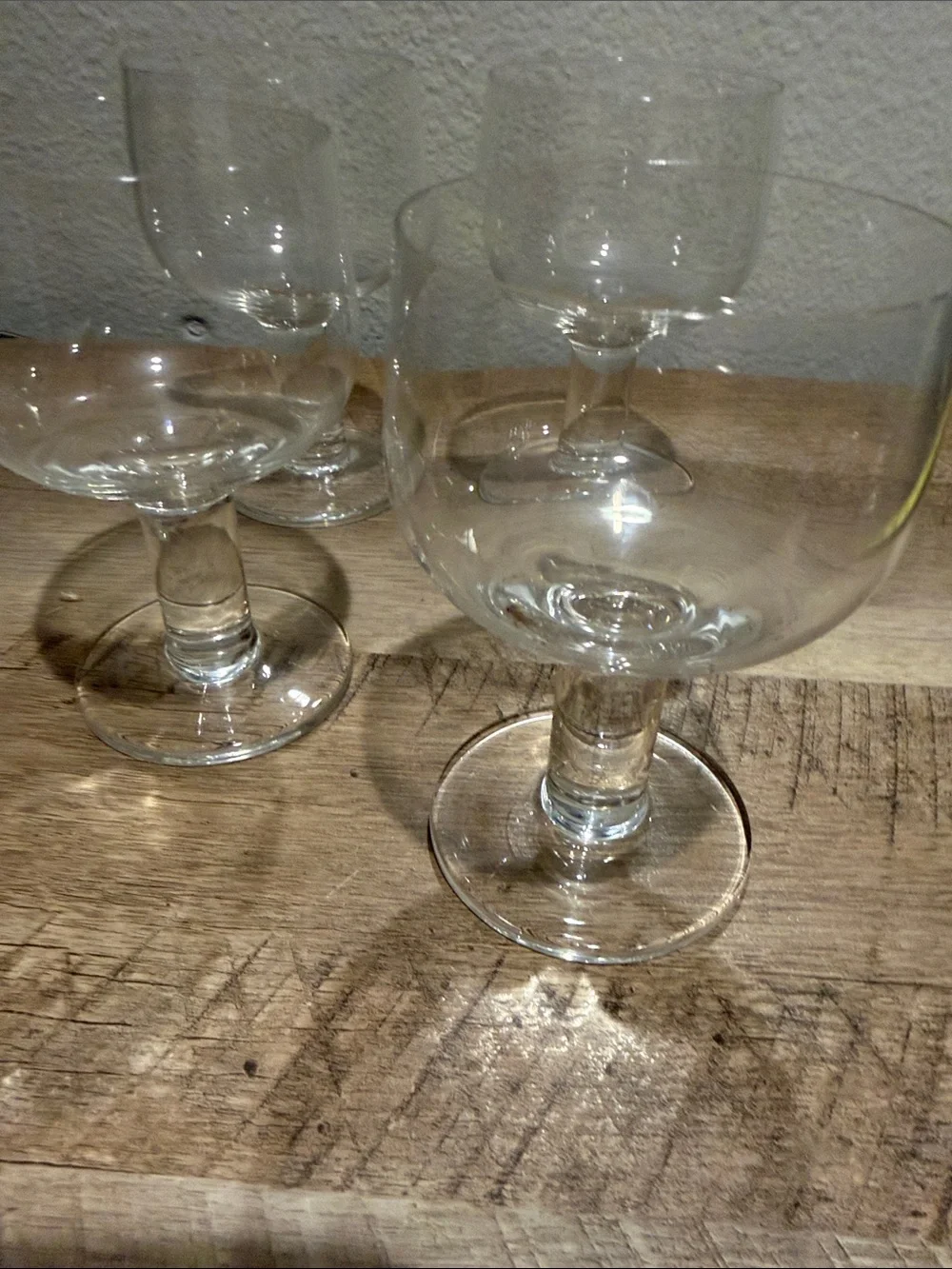 Rosenthal Clear Stemmed Glasses - Transparent Set of 4